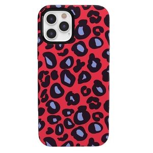 CASELY Military Grade Red Leopard MagSafe iPhone 13 PRO MAX Hard Shell Case